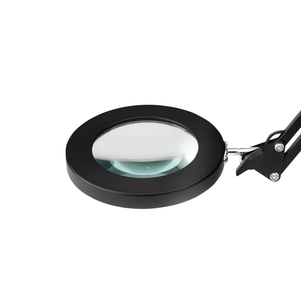 SORT ELLER HVID LED ARBEJDSLAMPE MAGNIFIER LAMPE GLOW 308 - Billede 4